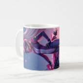 Pink Girl's Design Kaffeetasse (Vorderseite Links)
