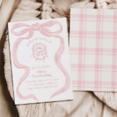 Pink Girls Just Wanna Be One 1st Birthday Einladung