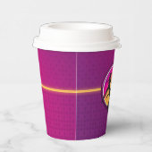 Pink Girls Spy Party Cup Pappbecher (Rechts)