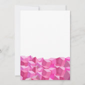 Pink Girls Trampolin Park Party Einladung (Rückseite)