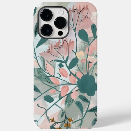 Pink Girly Ästhetik Minimalistischer Hintergrund Case-Mate iPhone Hülle (Rückseite)