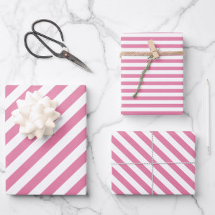 Pink Girly Birthday Gift Wrap Geschenkpapier Set