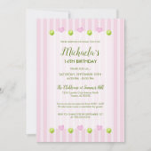 Pink Girly Country Club Einladung (Vorderseite)