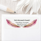 Pink Girly Feather Bird Peacock Wedding (Insitu)