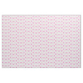 Pink Girly Geek Glasses Fabric Stoff (Yard (91,4 cm))
