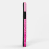 Pink Girly Glam Hübsch Monogram Name Personalisier Case-Mate iPhone Hülle (Hinten/Rechts)