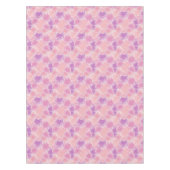 Pink Girly Hippy Rose Blumenmuster Tischdecke (Vorderseite)