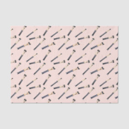 Pink Girly Makeup Pinsel (Design 74 Pink Serie) Seidenpapier