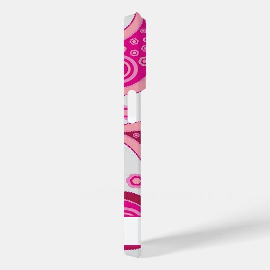 Pink Girly Modern Pattern Case-Mate iPhone Hülle (Rückseite / Rechts)