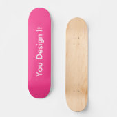 Pink Girly Skateboard (Vorderseite)