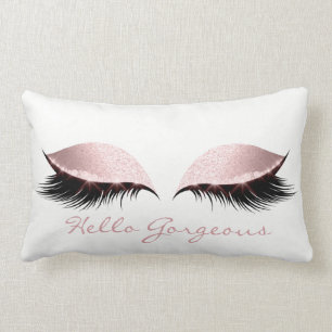 Pink Girrly Pastel Makeup Lashes Lendenkissen