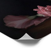 Pink Gladiolus Blume Art Print Poster (Ecke)