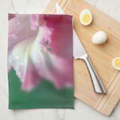 Pink Gladiolus Küchentücher (Viertel Falte)