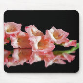 Pink Gladiolus Reflection Mousepad (Vorne)