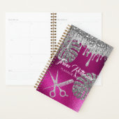 Pink Glam Glitzer Hair Salon Planner Planer (Anzeige)