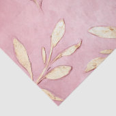 Pink Glam Gold Blätter Seidenpapier (Detail)