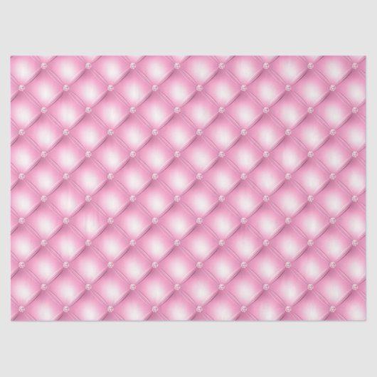 Pink Glam Honeycomb Serie Design #12 Seidenpapier (Vorderseite)