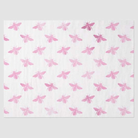 Pink Glam Honeycomb Serie Design #15 Seidenpapier (Vorderseite)
