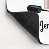 Pink Glam Lipstick & Nail Polnische Schönheit Them Mousepad (Ecke)