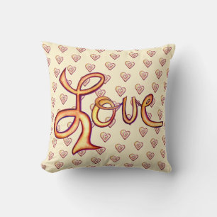 Pink Glamourous Liebe Kissen