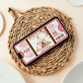 Pink Glamping Geburtstagskarte Einladung