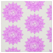 Pink Glass Lotus Blume Muster Stoff (Muster)