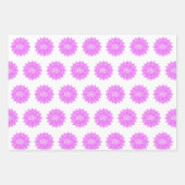 Pink Glass Lotus Blume Om Symbol Zeichnend Geschenkpapier Set (Vorderseite)