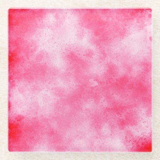 Pink Glass Untersetzer (Vorderseite)