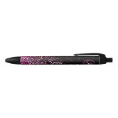 Pink Glimmer Kaskade Custom Autograph Stift (Oberseite)
