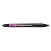 Pink Glimmer Kaskade Custom Autograph Stift (Rückseite)