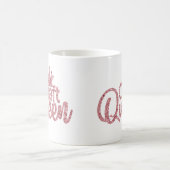 Pink Glitter Bastelkönigin Kaffeetasse (Mittel)