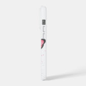 pink glitter butterfly iPhone hülle (Linke Seite)