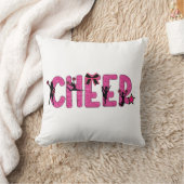Pink Glitter Cheerleader Cheerleader Cheer Kissen (Decke)