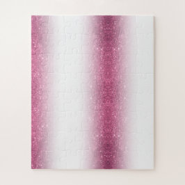 Pink Glitter Funkeln Fancy Glamour – Umschlag-Lini Puzzle