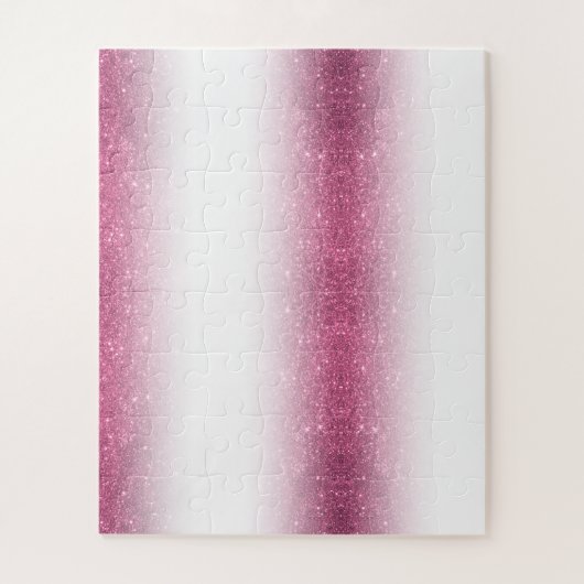 Pink Glitter Funkeln Fancy Glamour – Umschlag-Lini Puzzle (Vertikal)