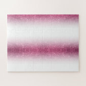 Pink Glitter Funkeln Fancy Glamour – Umschlag-Lini Puzzle (Horizontal)