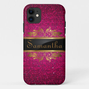 Pink Glitter iPhone 5 Mate Barely There™-Hülle 11 Hülle