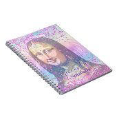 Pink Glitter Leonardo Da Vinci Gioconda Notizblock (Rechte Seite)