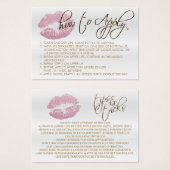 Pink Glitter Lips 2 - How to App (Vorne & Hinten)