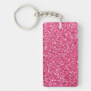Pink Glitter Look, Schlüsselanhänger