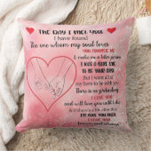 Pink Glittered Romantic Love Quote Kissen (Decke)