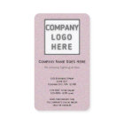 Pink Glittery Foto Logo beidseitig vertikal