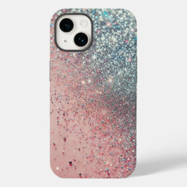 Pink: Glittery Glam für Ihr Telefon Case-Mate iPhone 14 Hülle