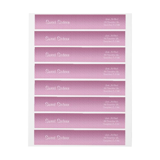 Pink Glittery Gradient (Bogen)