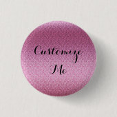 Pink Glittery Gradient Button (Vorderseite)