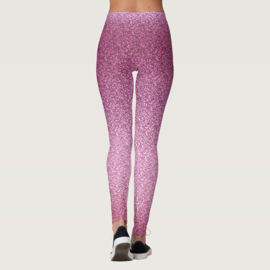 Pink Glittery Gradient Leggings (Rückseite)
