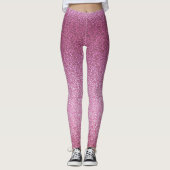 Pink Glittery Gradient Leggings (Vorderseite)