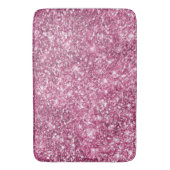 Pink Glitz Glitter Glam Sparkle Badematte (Vorderseite Vertikal)