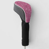 Pink Glitz Glitzer Golf Headcover (angewinkelt)