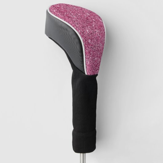 Pink Glitz Glitzer Golf Headcover (angewinkelt)